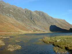 Looking back up the glen