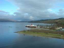 view from Lomond Shores